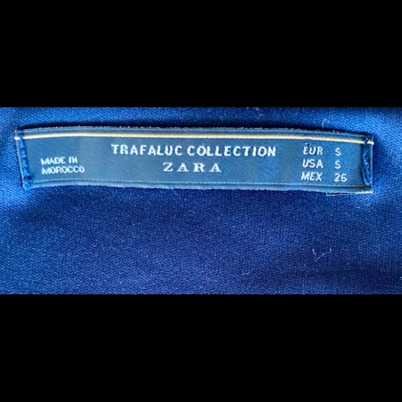 ZARA! RARE & STUNNING Dusky Blue,Long Sleeve Dress. Long duster, ties at side💙 - Picture 9 of 14